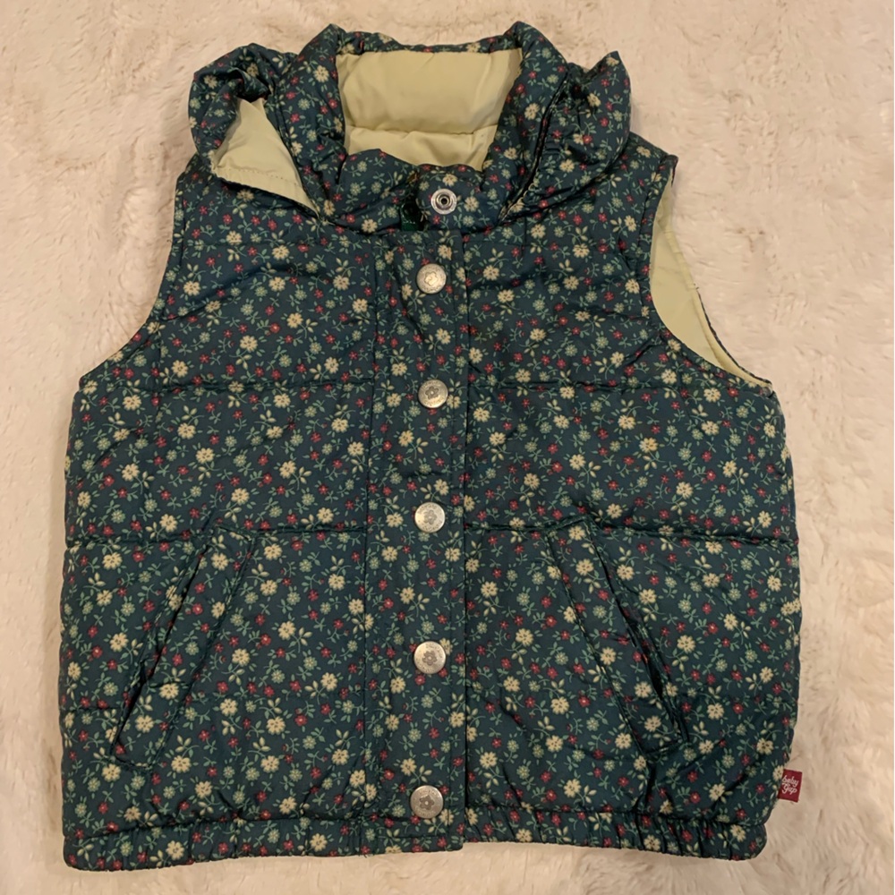 Girls GAP reversible puffer vest 24 month H&M